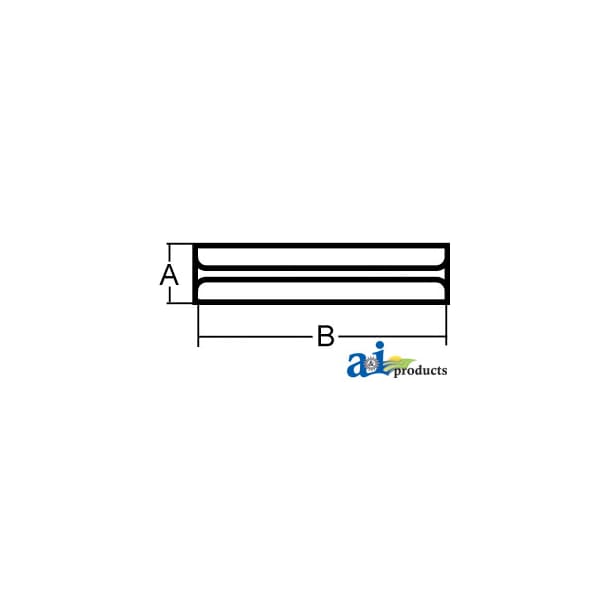 Roll Pin, 12mm x 90mm, 2 pack 3.75" x4" x2"